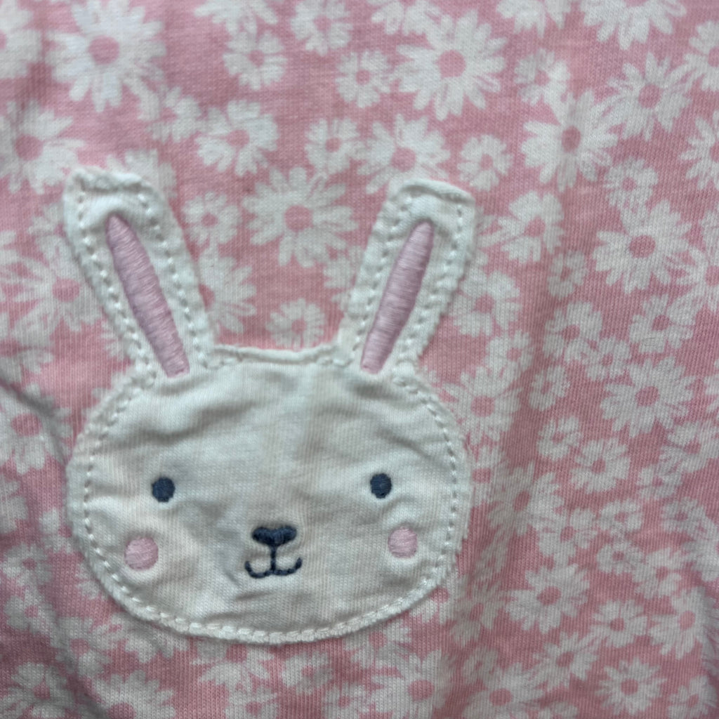 VESTIDO BABY FLOWERS AND BUNNITS T.9 MESES