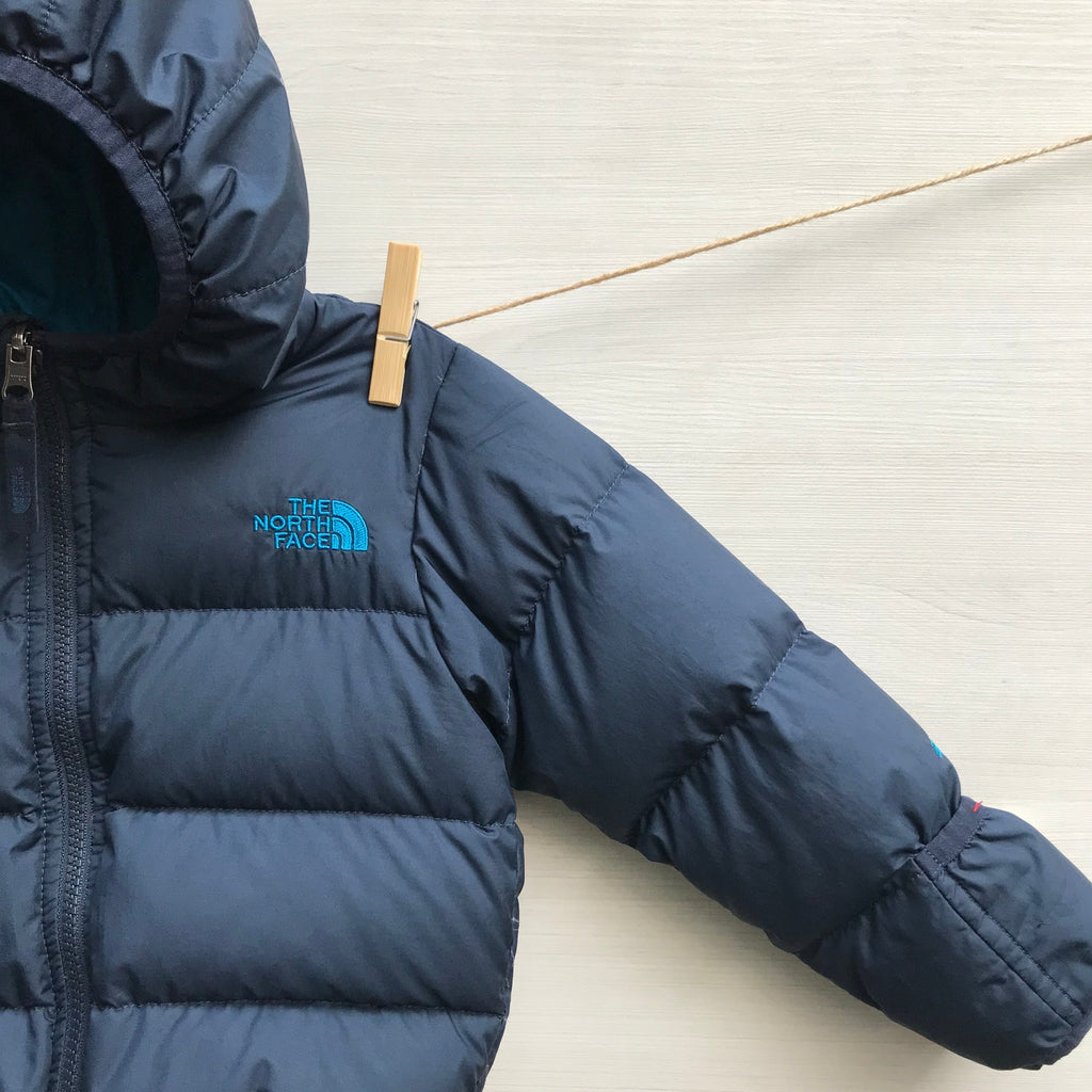 PARKA KIDS BLUE MARINE THE NORTH FACE T.2 AÑOS