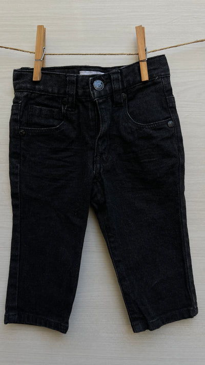 JEANS BABY BASSIC BLACK T.6 MESES