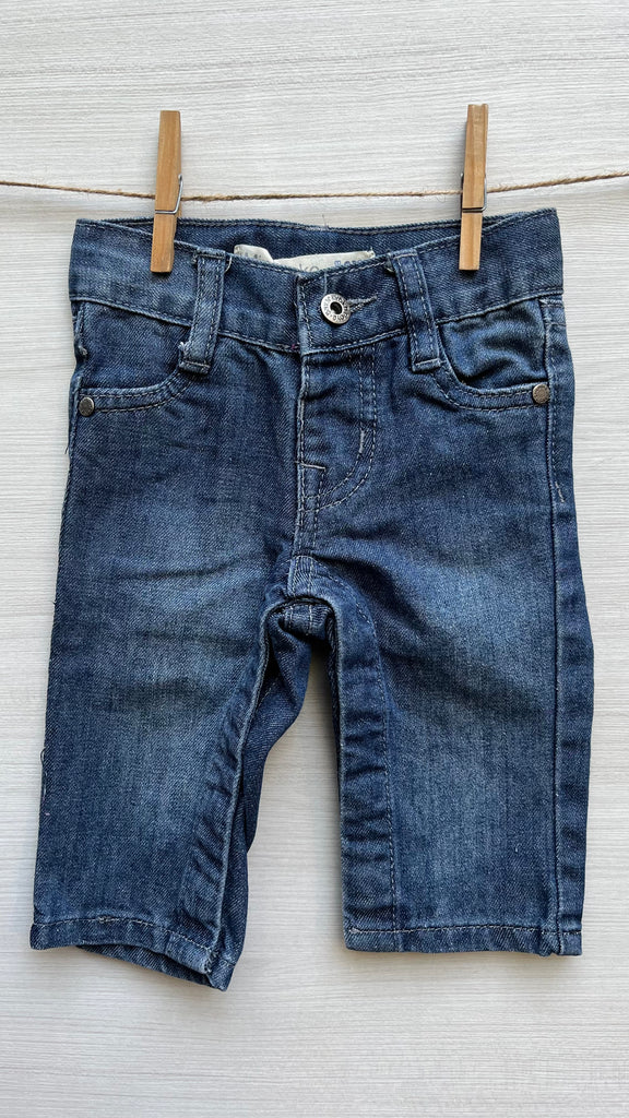 JEANS BABY RECTO AZUL T.6 MESES