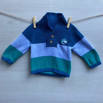 CHALECO BABY THREE COLORS T.6 MESES