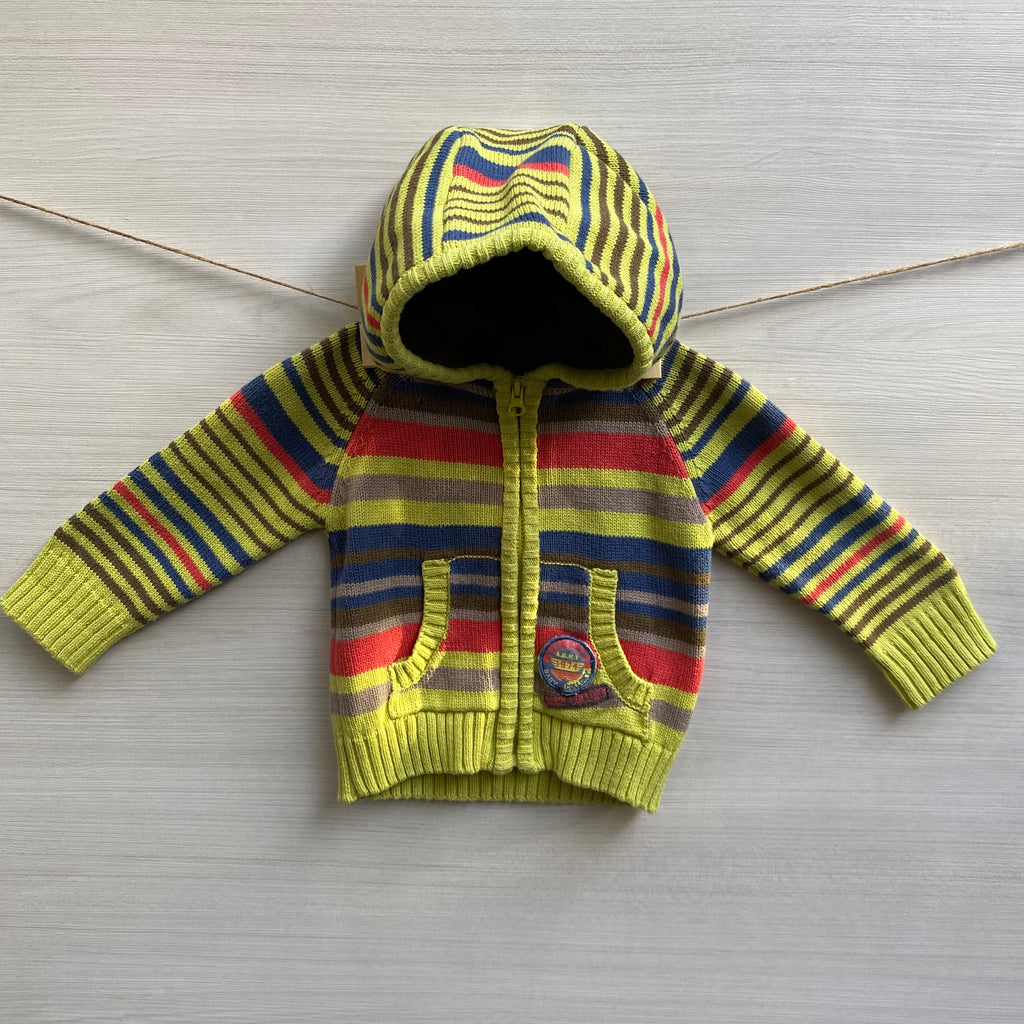 CHALECO BABY MULTICOLORED STRIPES T.6 MESES