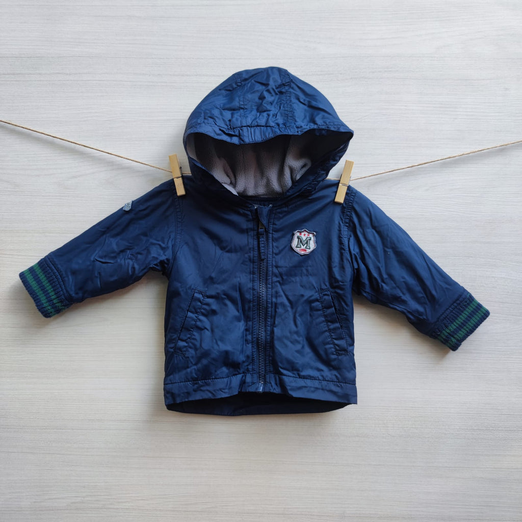CHAQUETA TELA BABY NAVY BLUE COLLECTION T.6 MESES