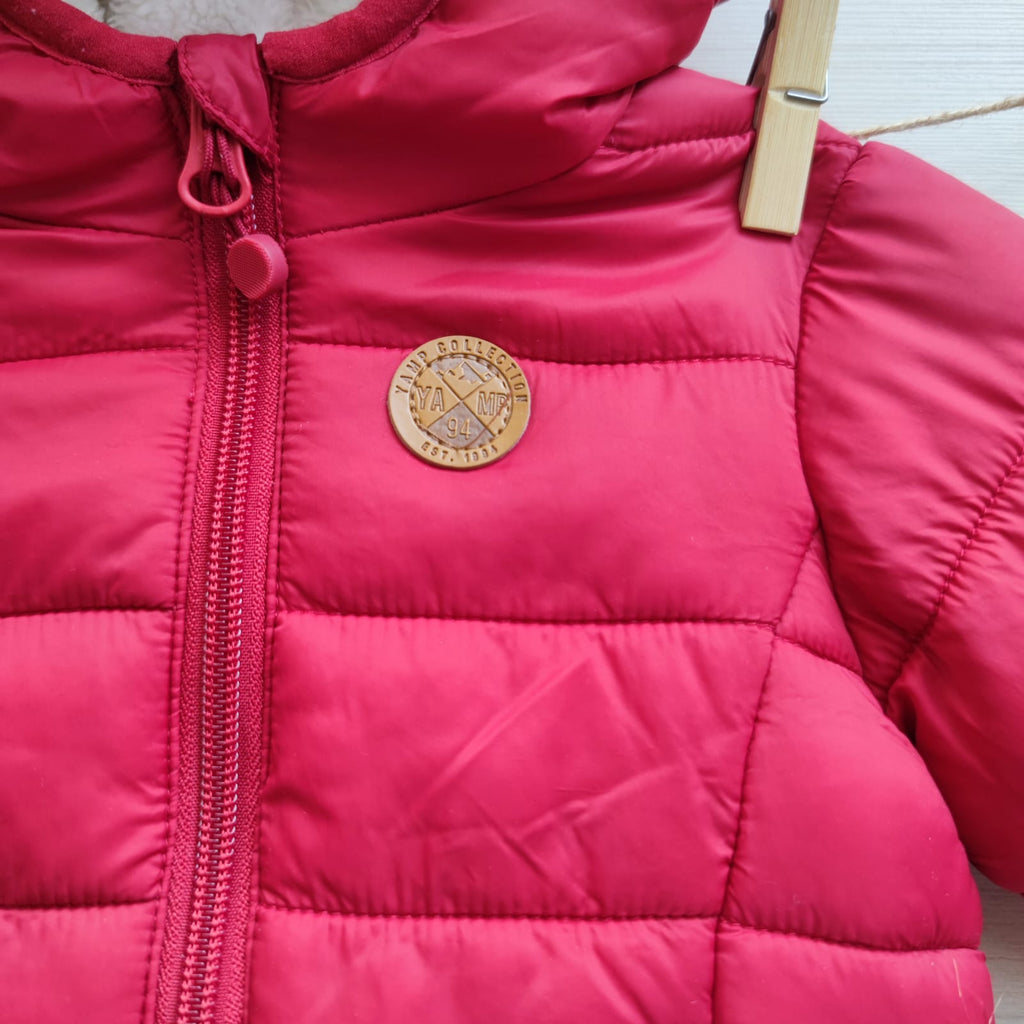 PARKA BABY BASIC RED T.9 MESES