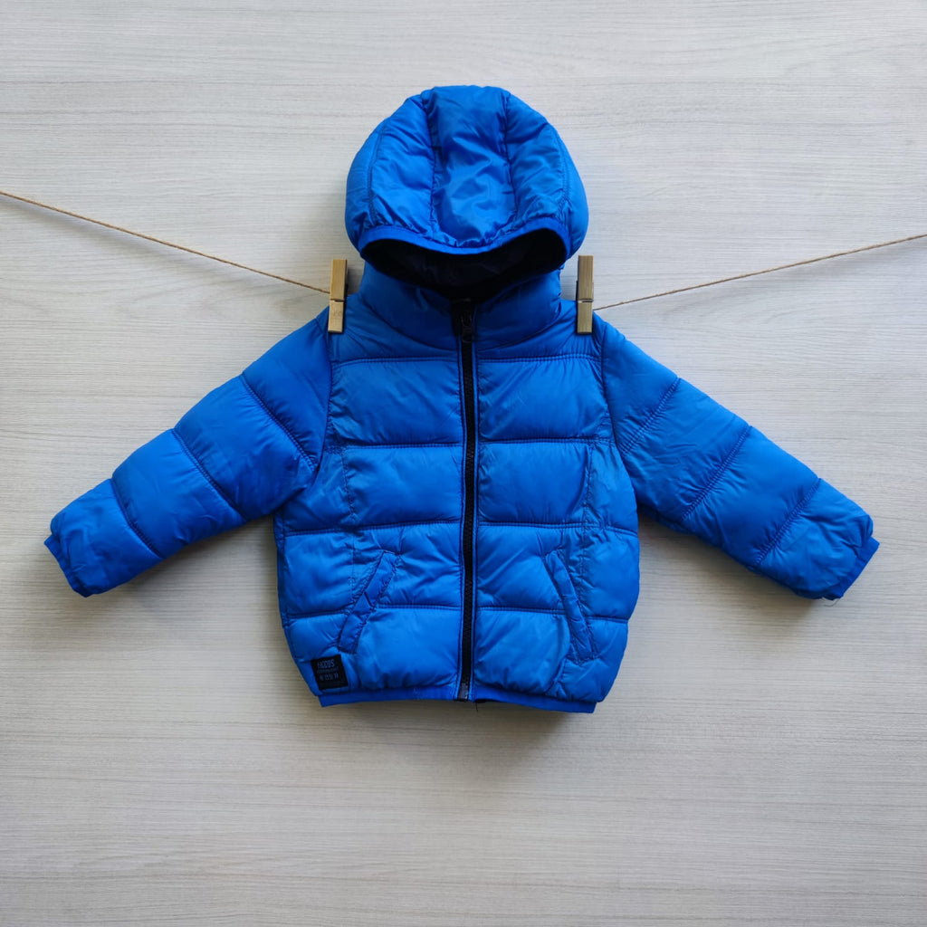 PARKA BABY ALL BLUE T.12 MESES