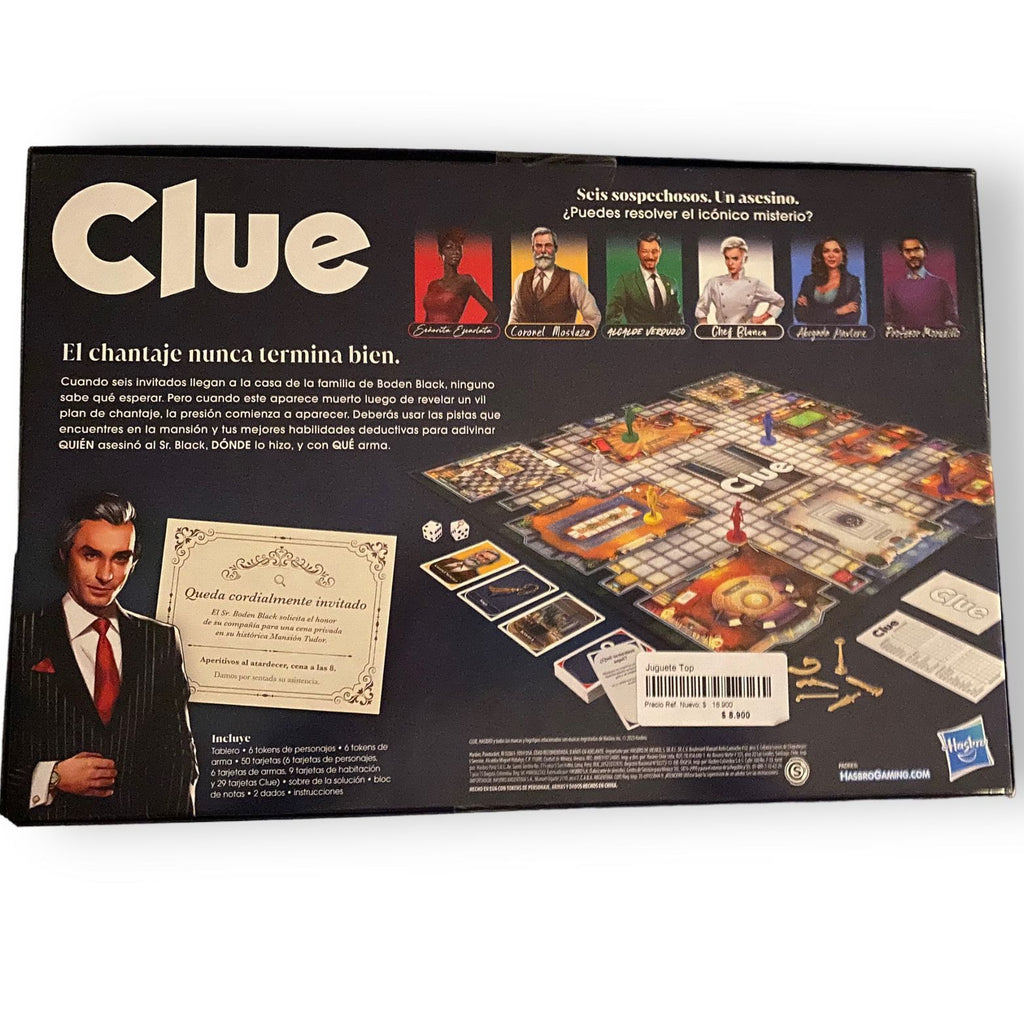 CLUE, EL JUEGO DE MISTERIO