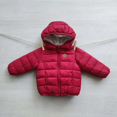 PARKA BABY BASIC RED T.9 MESES