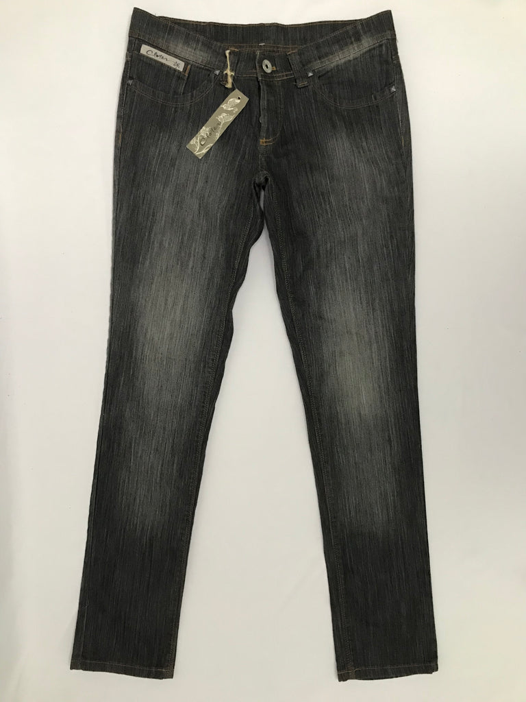 JEANS BRUSHED GREY T.44