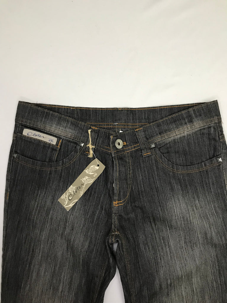 JEANS BRUSHED GREY T.44