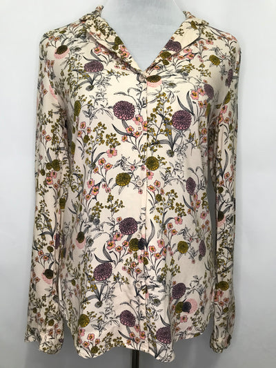 BLUSA PINK FLOWERS T.XS